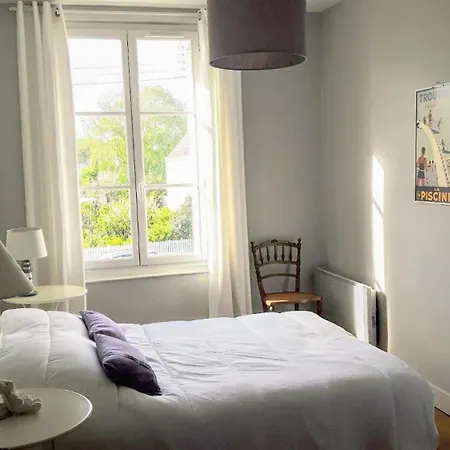 Le De La - 2ch, 2 Sdb - Terrasse - Deco De Charme - 500m * Cabourg